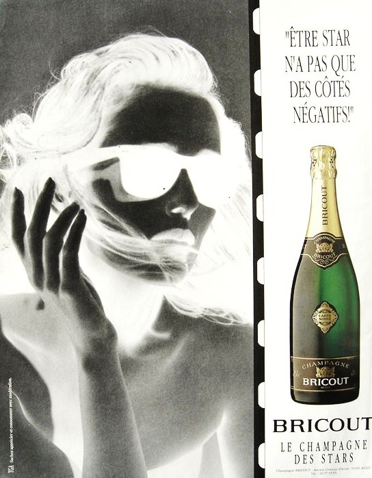 Isabelle Adjani - publicité Bricout 1989
